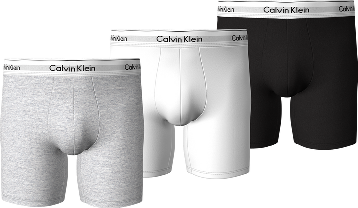 BOXER BRIEF 3PK Grey/White/Black