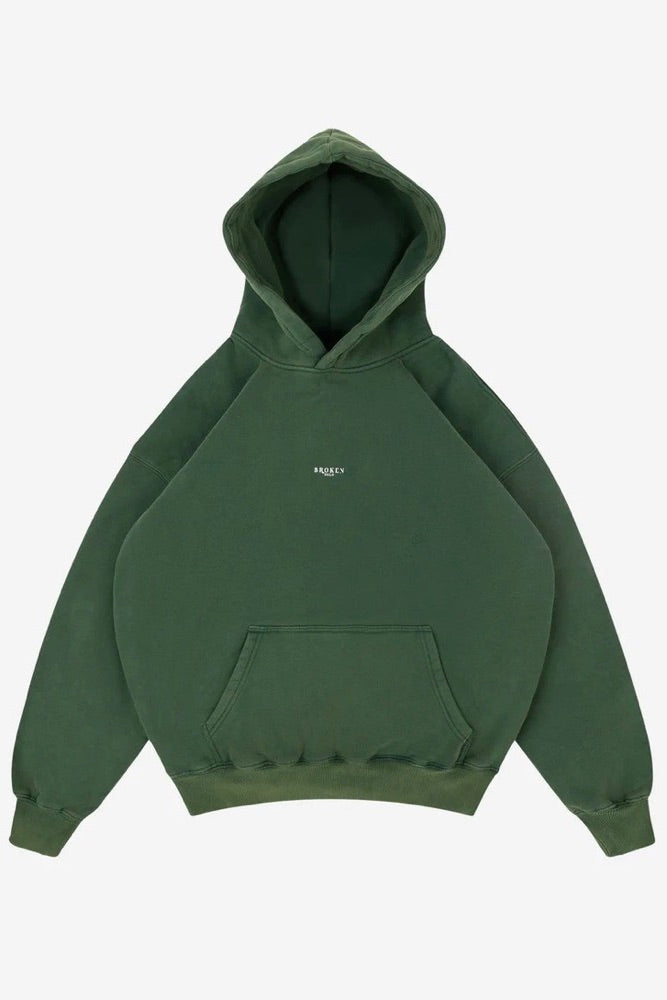 Vintage Green Logo Hoodie