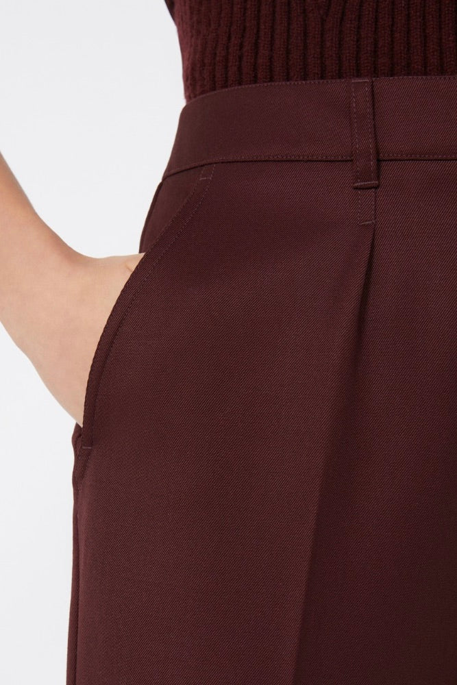 MAX MARA Cannes Gabardine Wool Trouser - Dale