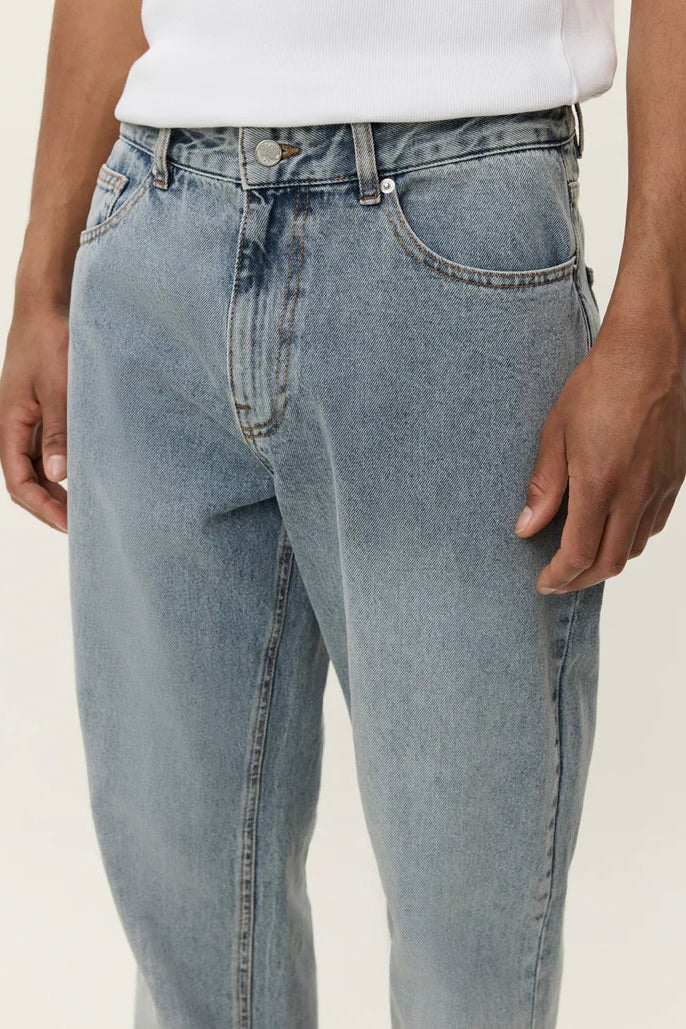 LES DEUX Ryder Washed Denim Pants - Dale