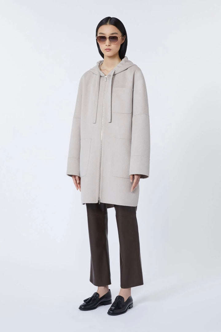 Slim-fit Coated Fabric Trousers