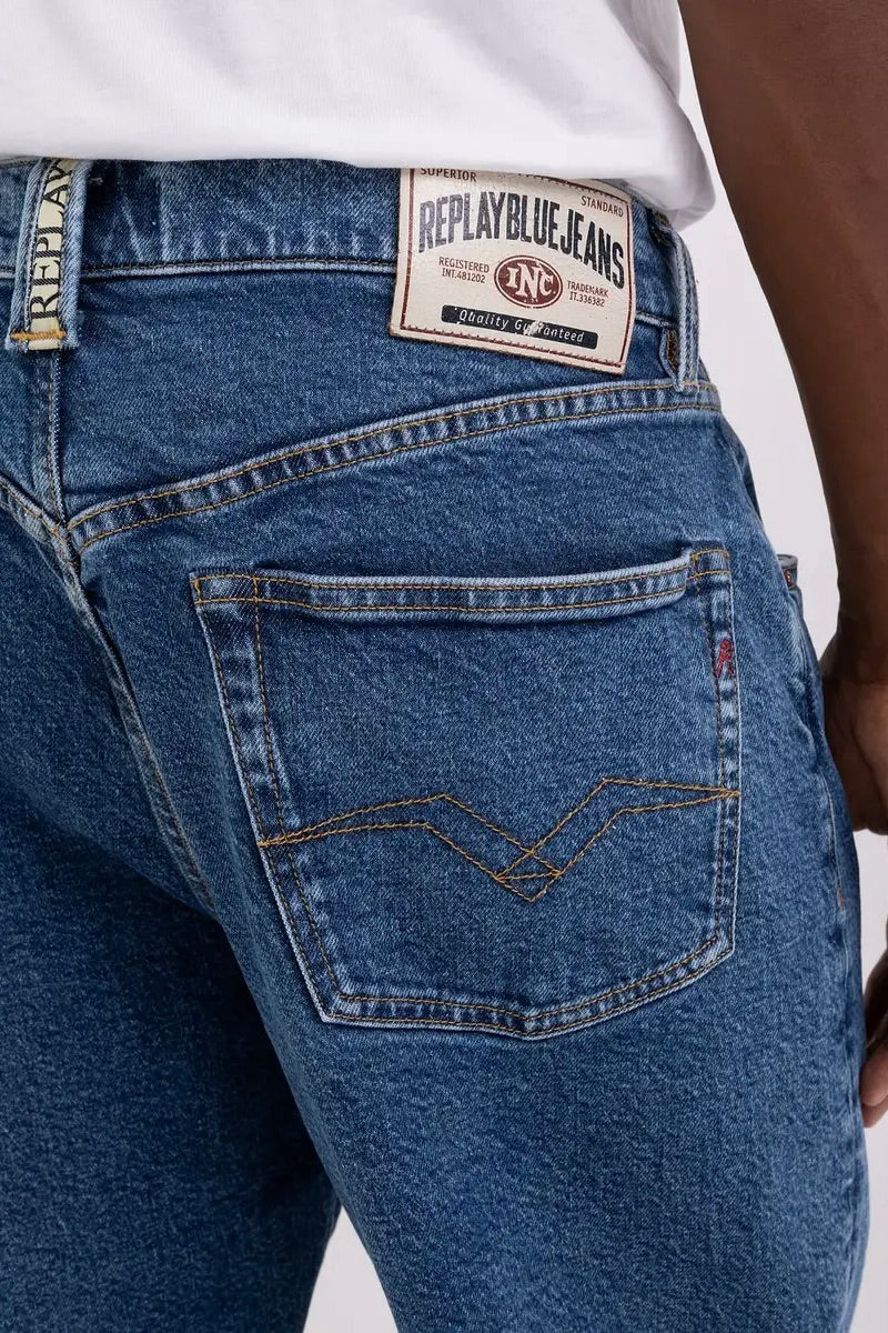 M9Z1 Straight Fit Jeans Medium Blue