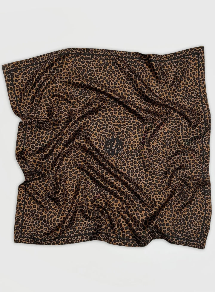 LE SCARF Leo Scarf Brown 80x80 - Dale