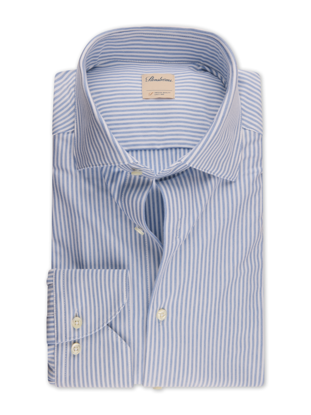 STENSTRÖMS Slimline Stripe Jersey Light Blue - Dale