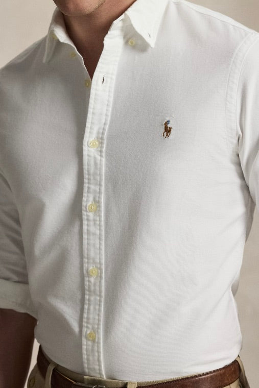 Slim Fit Oxford Shirt White