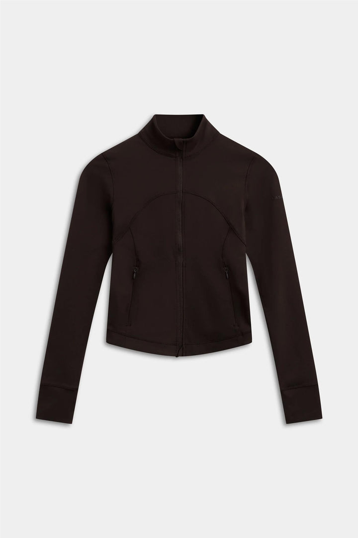 Sculptluxe® Zip Jacket Espresso