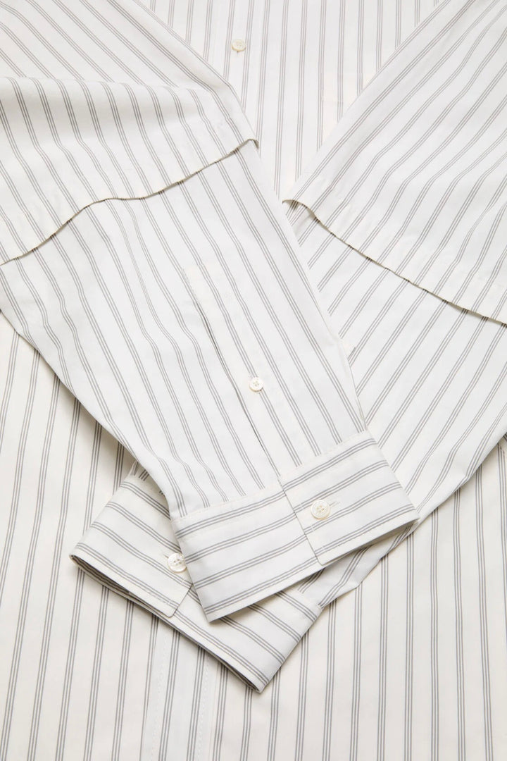 Double Sleeve Button-up Shirt