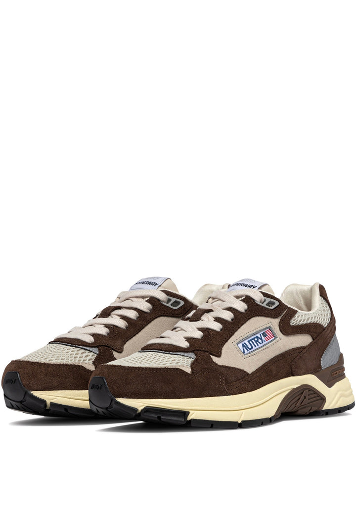 Hyperway Low Women Suede Brown/Silver
