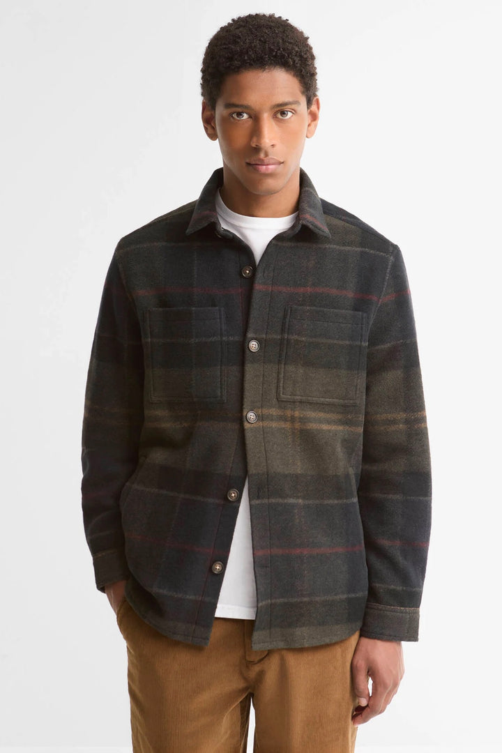 Barbour Woodlane Overshirt Shadow Classic