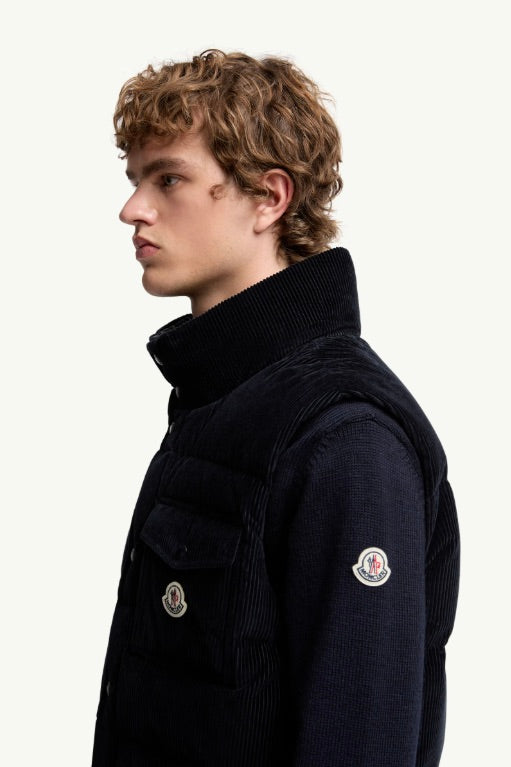 MONCLER Agen Corduroy Down Vest - Dale
