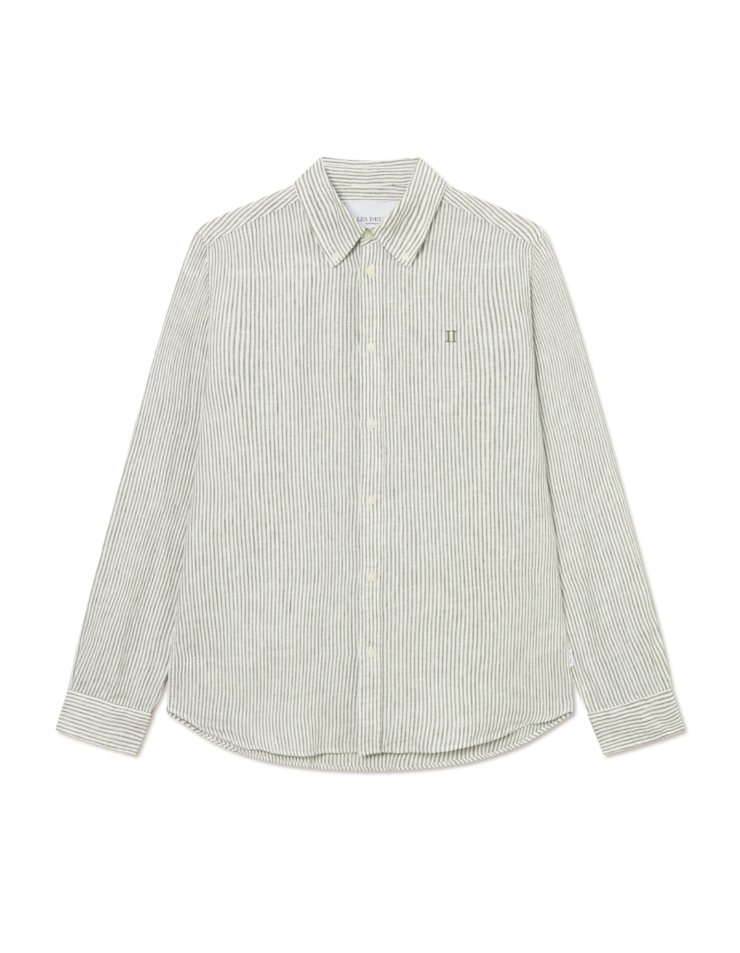 Kristian Linen B. D. Shirt Lichen Green