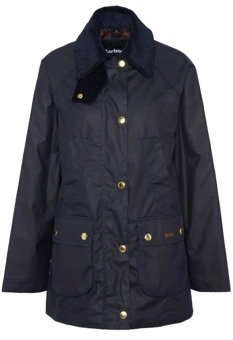 Barbour Modern Beadnell Wax Jacket Navy/Classic