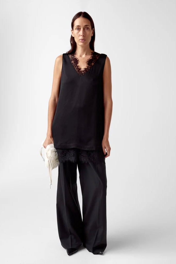 Thurma Lace Top Black