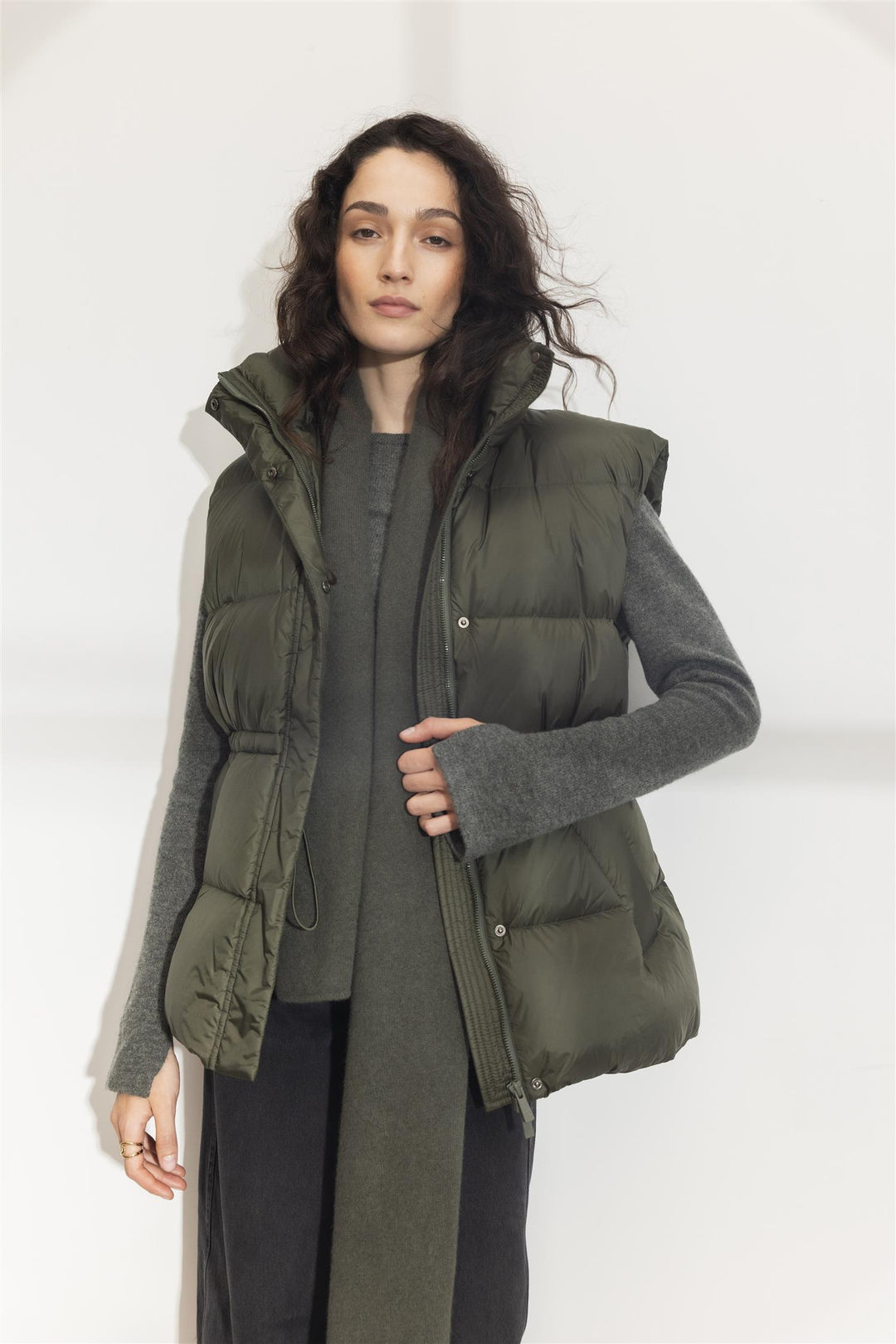 Lenox Down Vest Olive