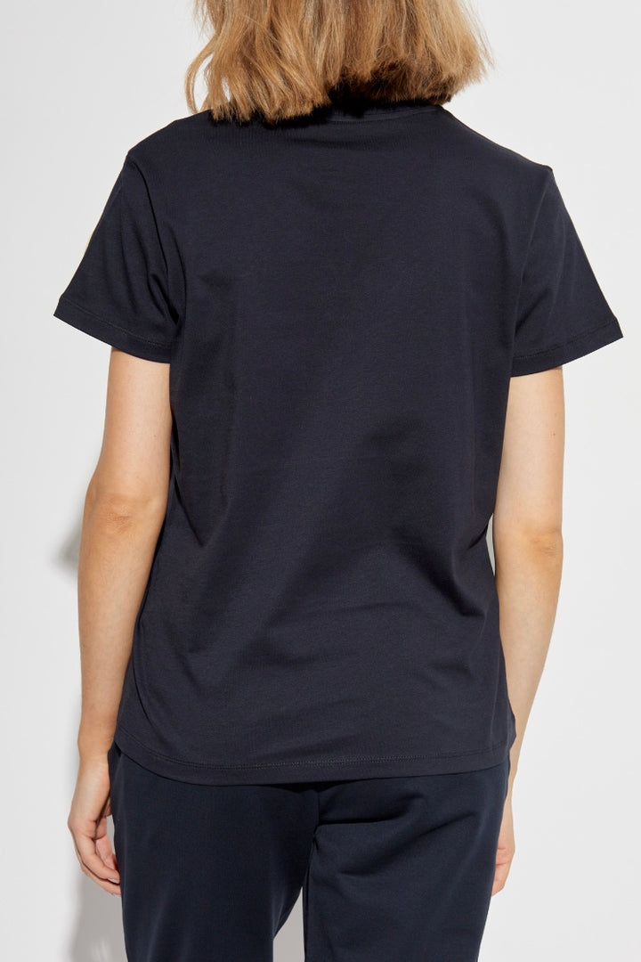 Embroidered Tonal Logo T-Shirt Blue