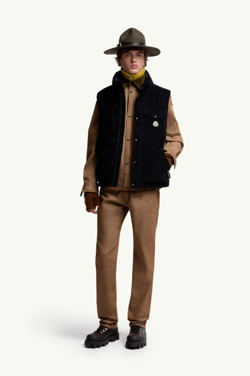 MONCLER Agen Corduroy Down Vest - Dale