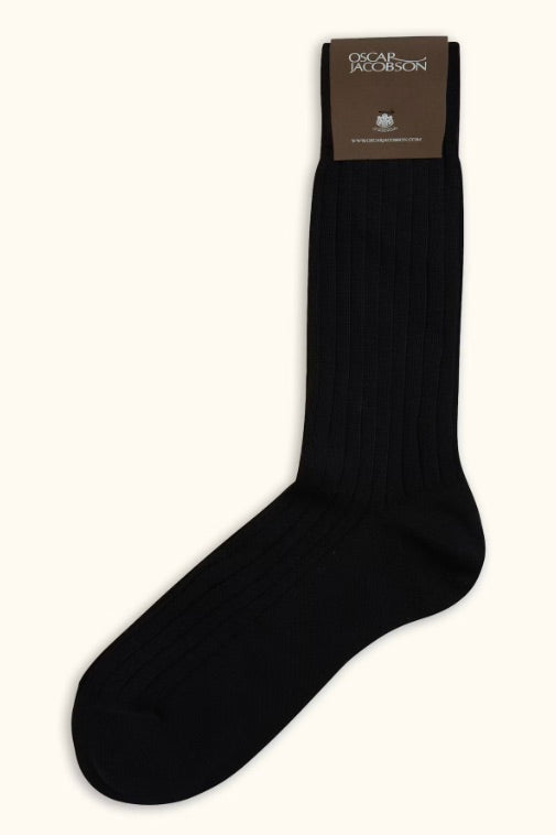 OSCAR JACOBSON Brandy Socks Black - Dale