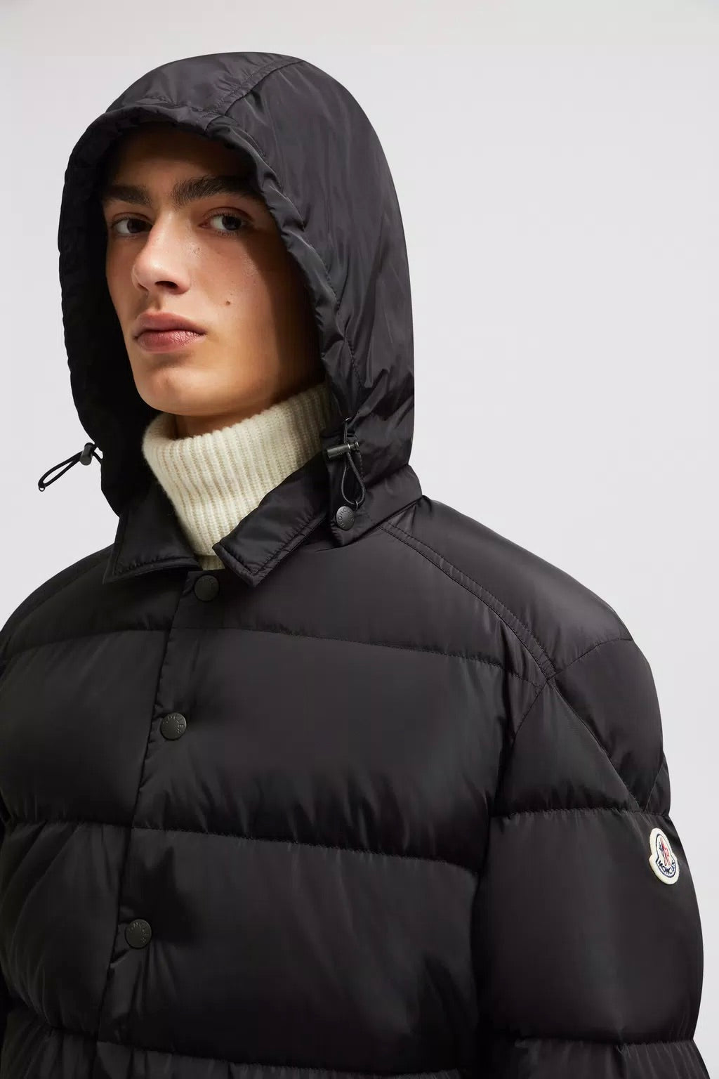 Ciareido Hooded Down Shirt Jacket