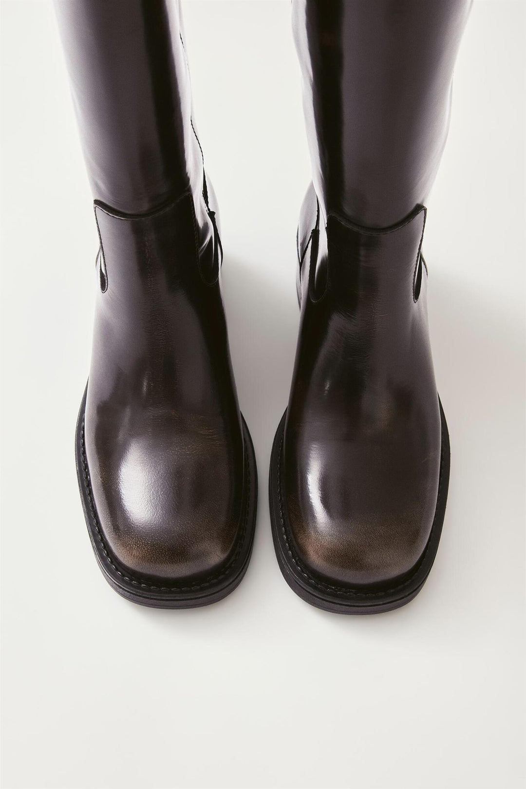 Sajan Brown Leather Boots