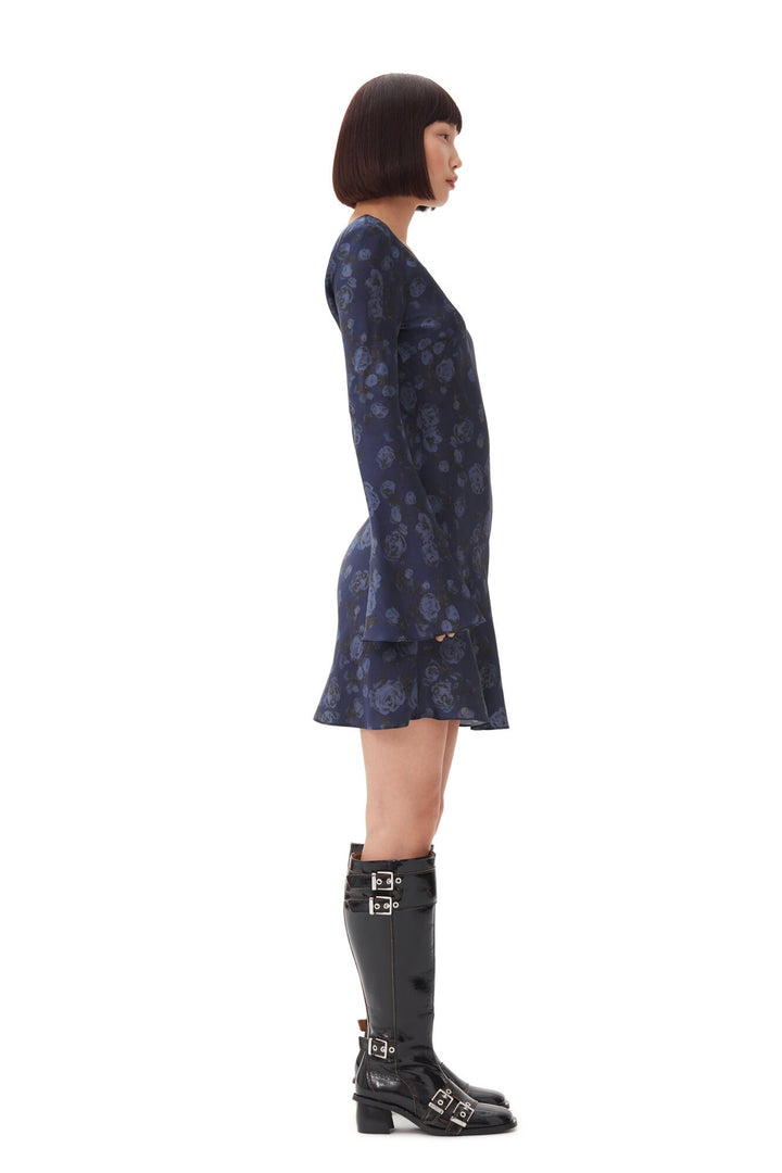 Floral Print Mini Dress
