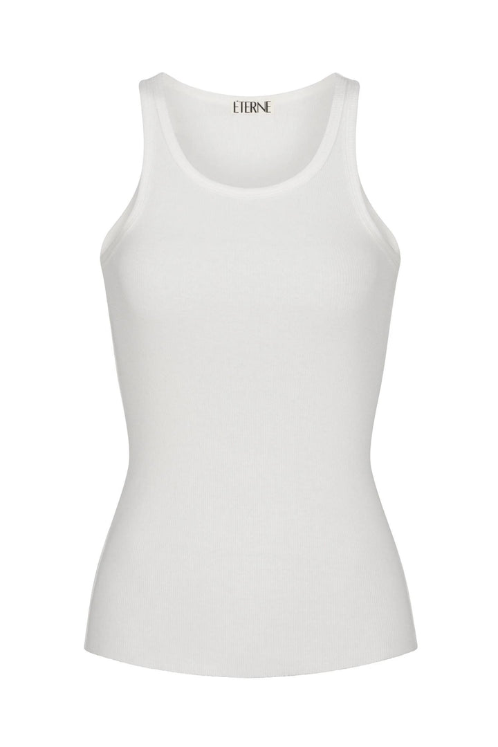 ETERNE - High Neck Fitted Tank Cream - Dale