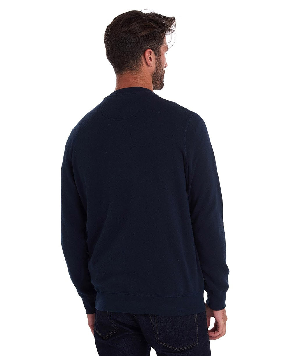 BARBOUR Prep Logo Sweatshirt Navy - Dale