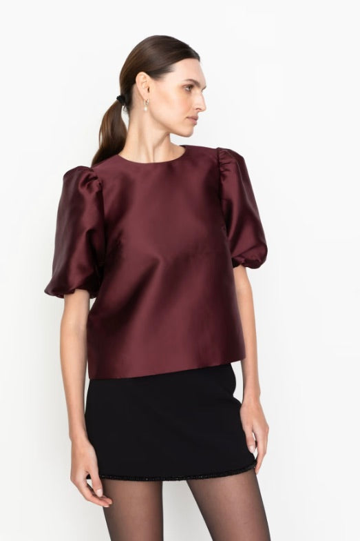 Becca Blouse Bordeaux