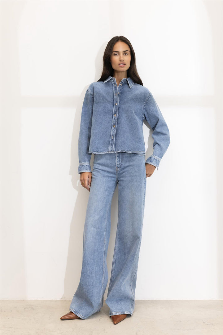 Francis Shirt Mid Blue