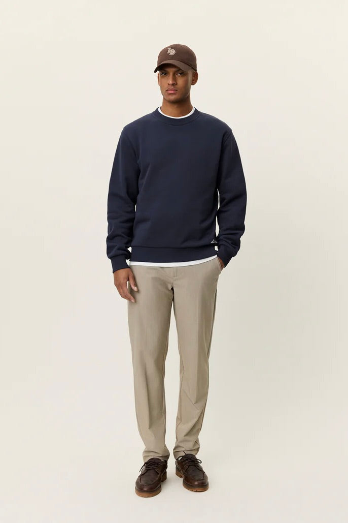 LES DEUX Ben Artist Sweatshirt Dark Navy Blue - Dale