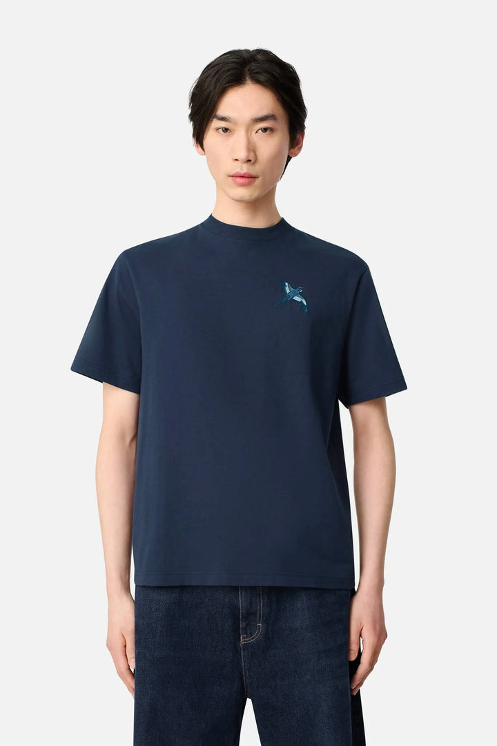 Micro Bee Bird T-shirt Navy