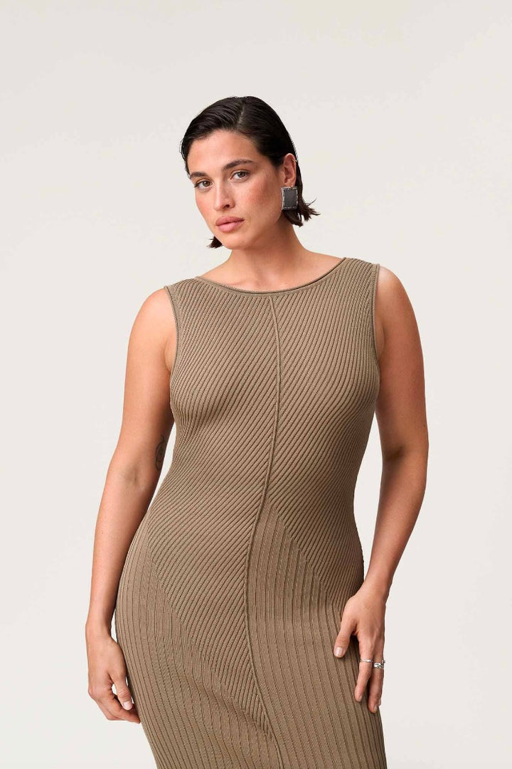 Ravenna Dress Khaki Green