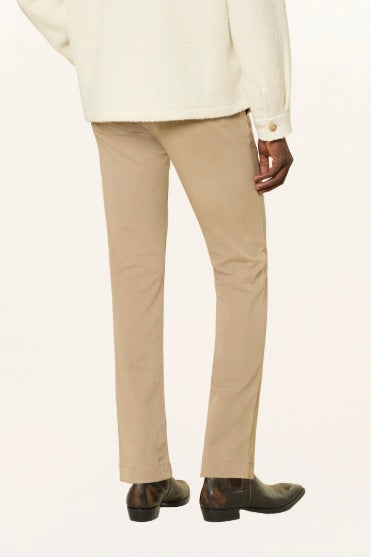 Bobby Slim Fit Trousers Beige