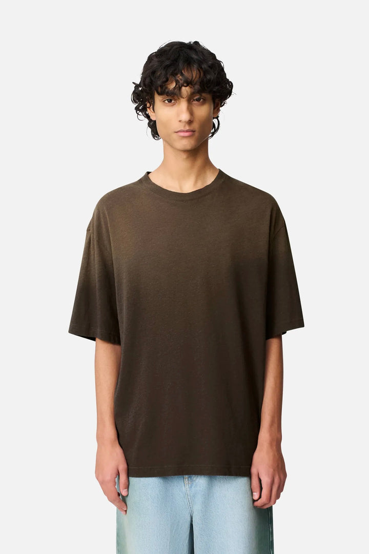 Bubble Reverse T-shirt Dark Brown