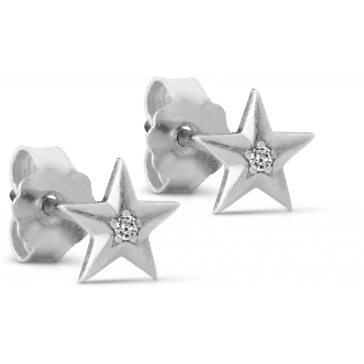 Star Ear-Stud Sterling Silver