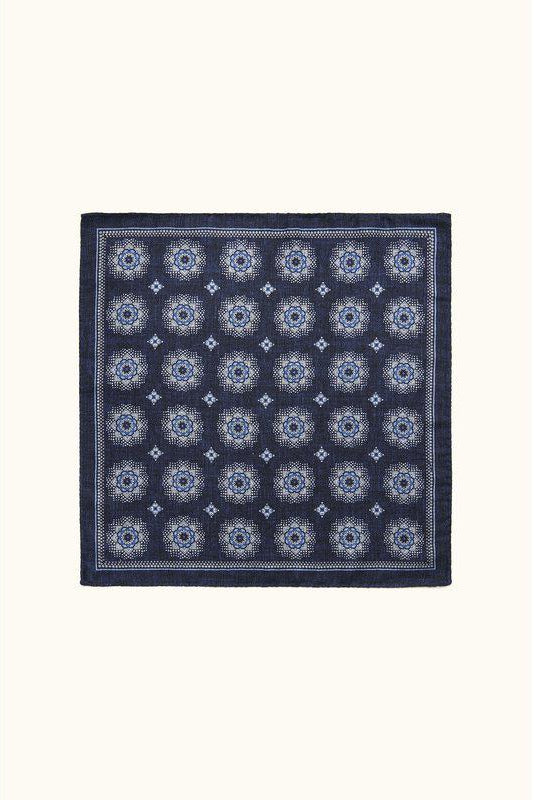 Silk Handkerchief Cob Blue