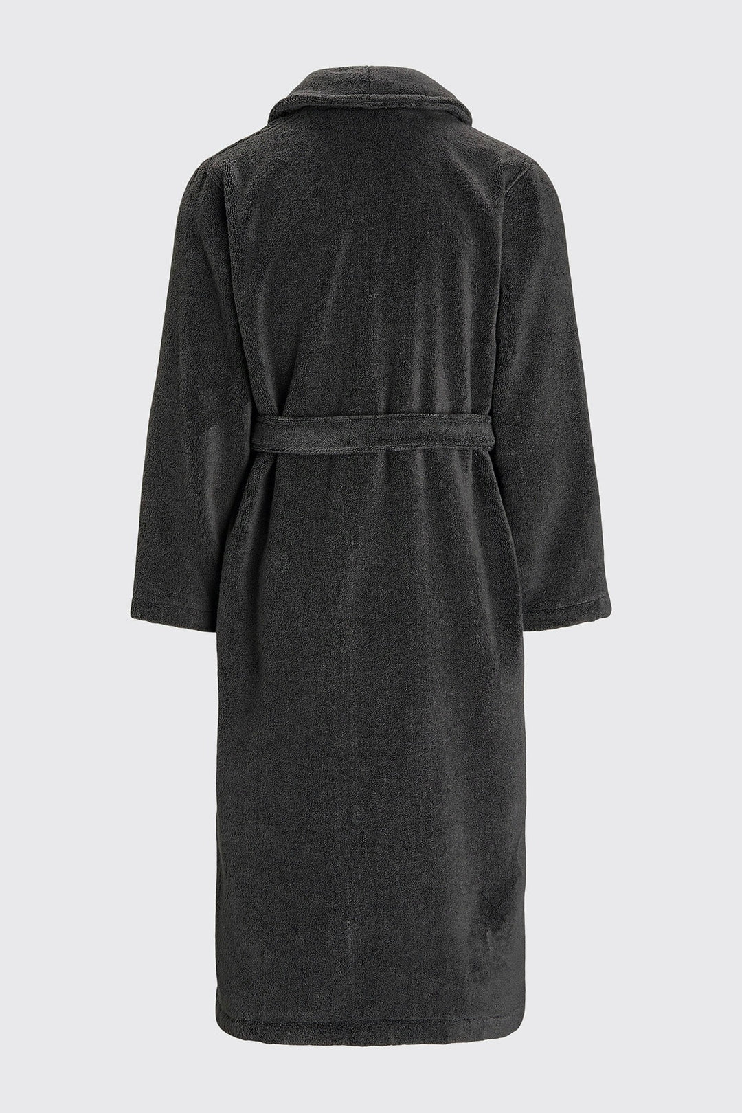 Shawl-Collar Terry Robe Dark Slate
