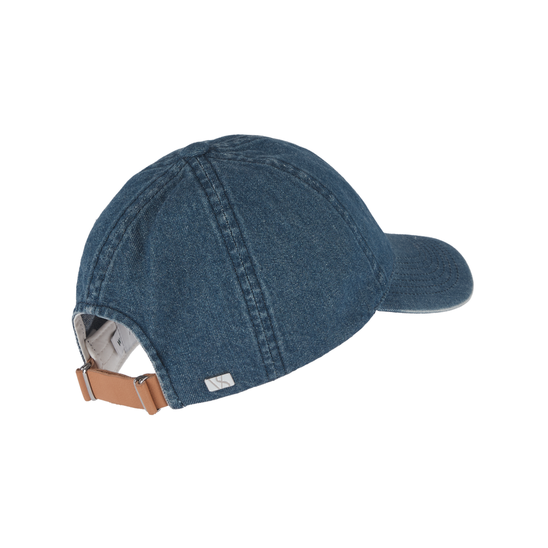 VARSITY HEADWEAR Washed Denim Cap Indigo Washed - Dale