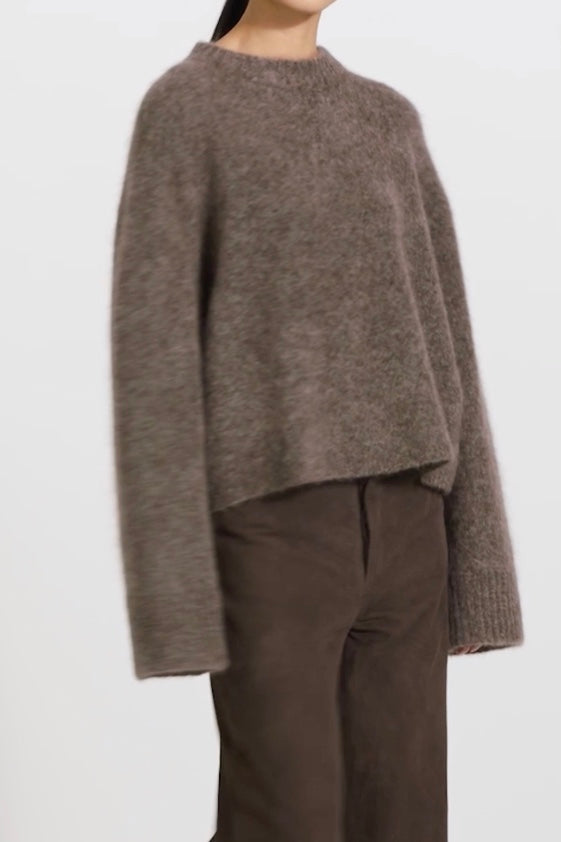 Niclas Short Sweater Brown