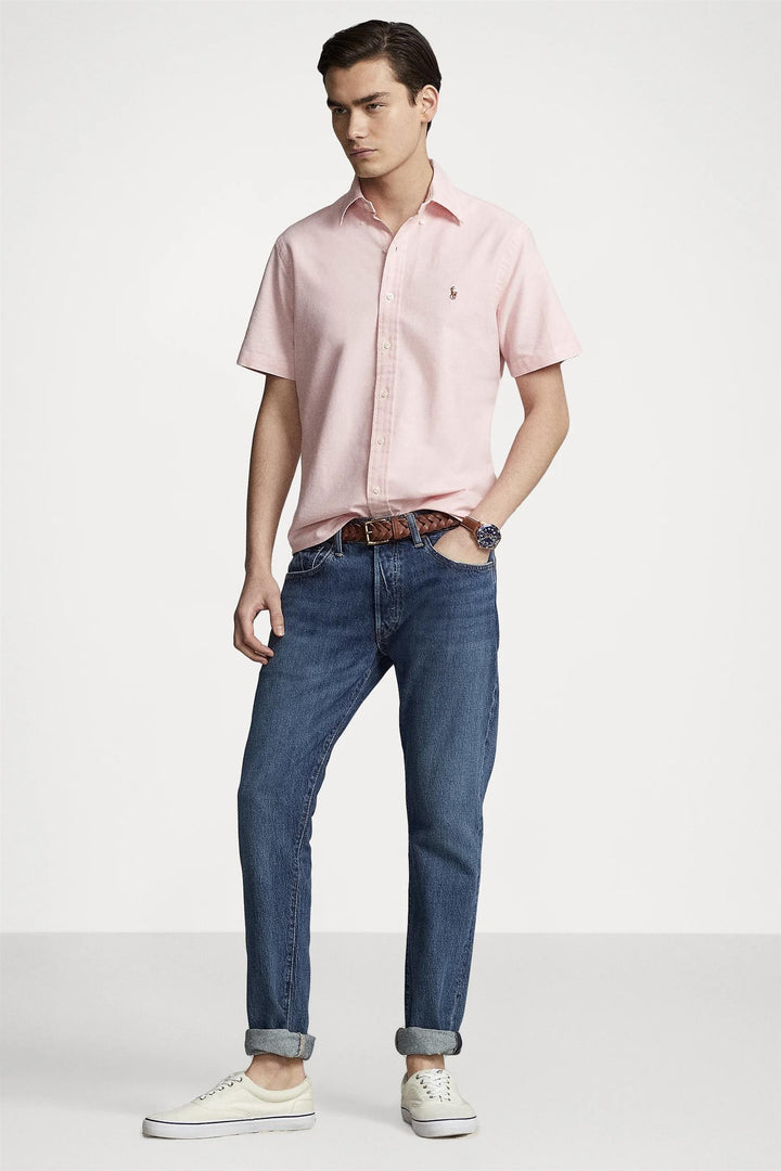 Custom Fit Oxford Shirt Pink