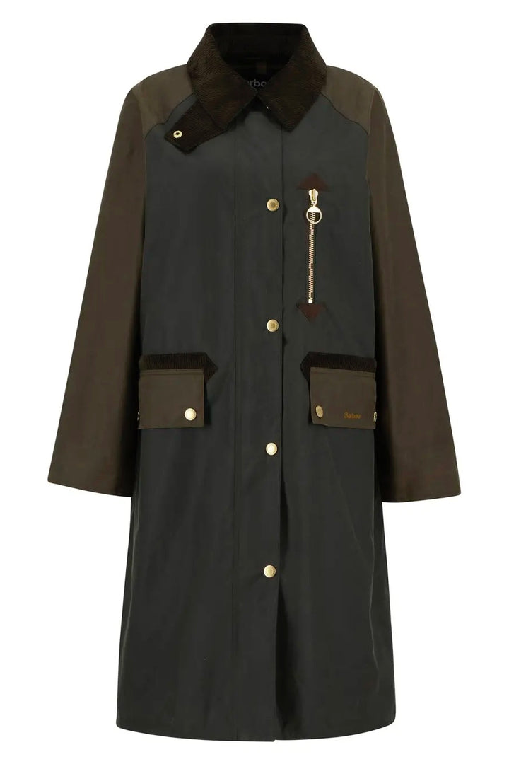 Barbour Evette Wax Jacket Ancient Olive