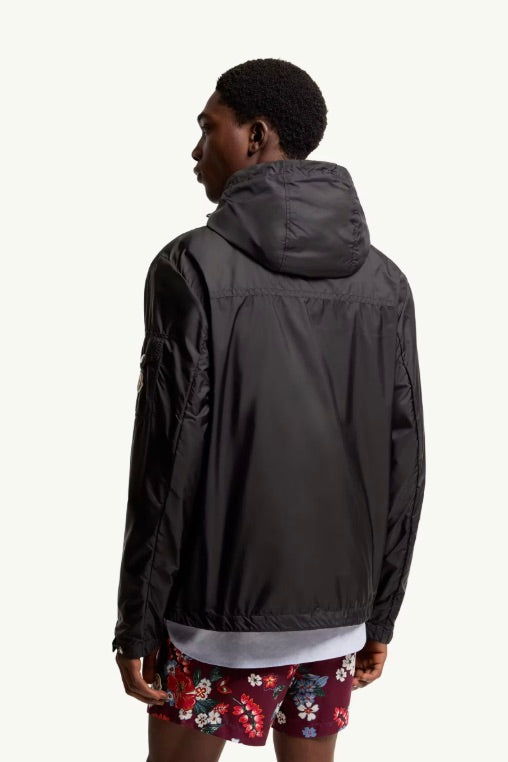 MONCLER Etiache Hooded Rain Jacket Black - Dale
