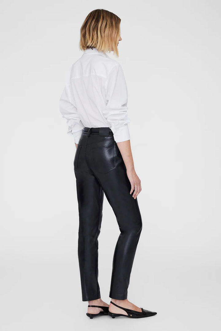 Bruno Pant Black Recycled Leather