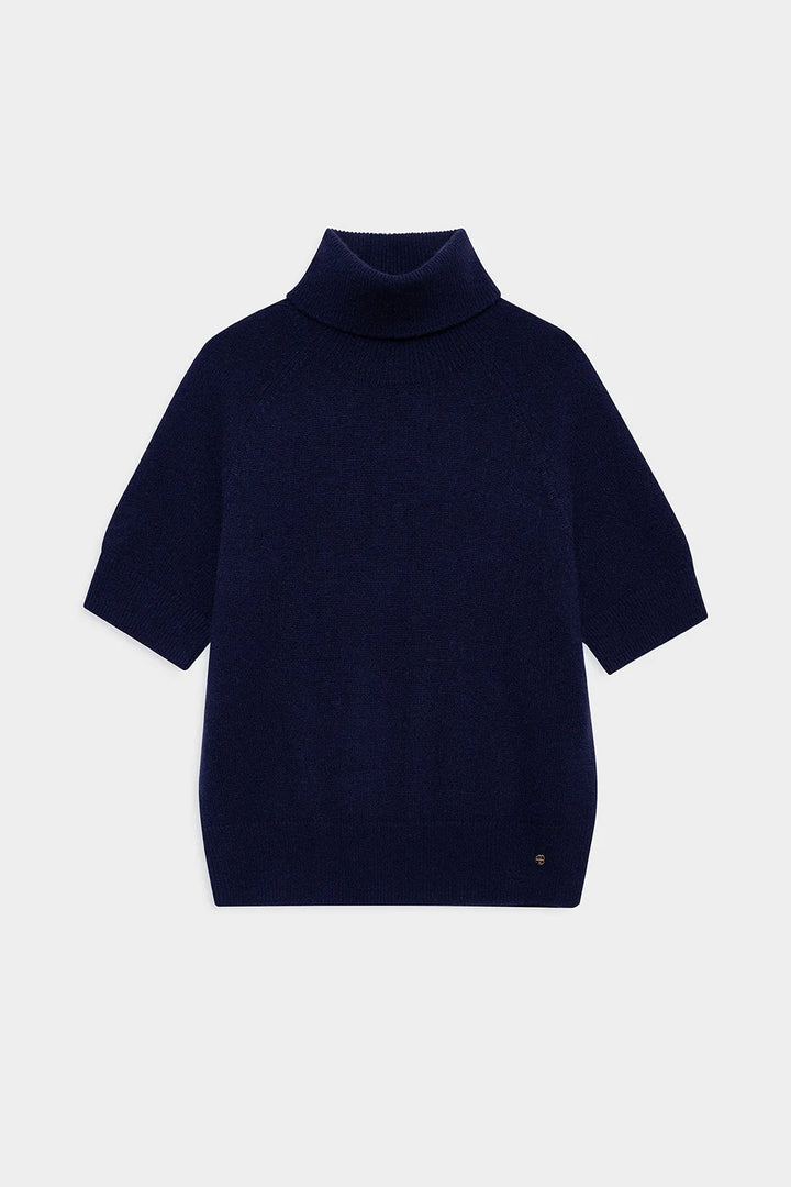 ANINE BING Jackson Turtleneck Sweater Midnight Blue - Dale