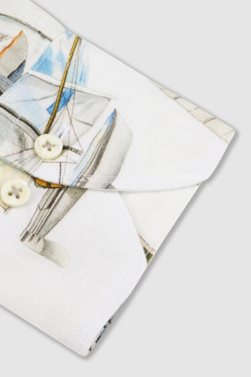 Regular, C72 RC Cuff Casual White Pattern