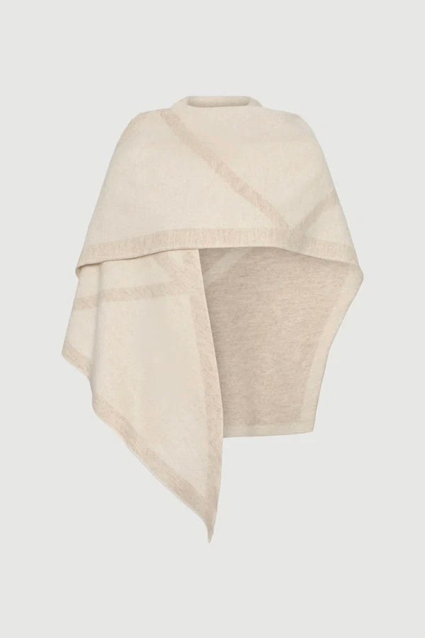 Triangle Scarf Cream/Light Beige