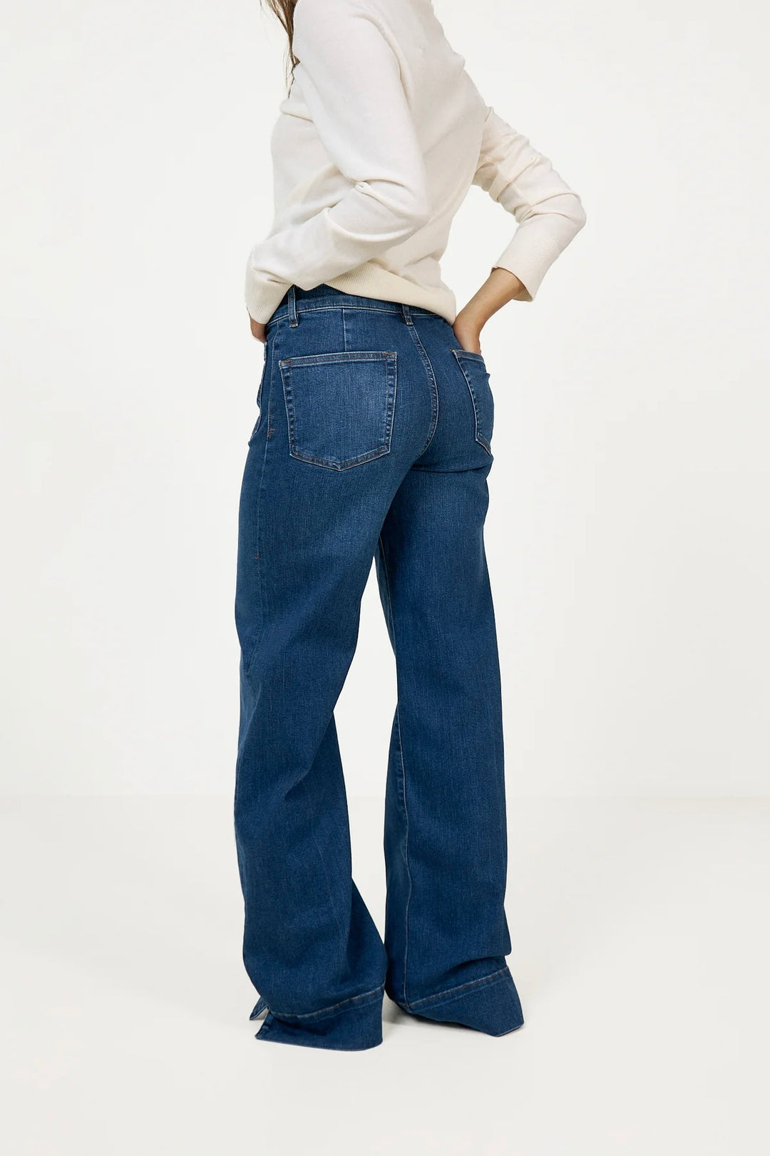 Le Slice Slim Palazzo Long Folklore