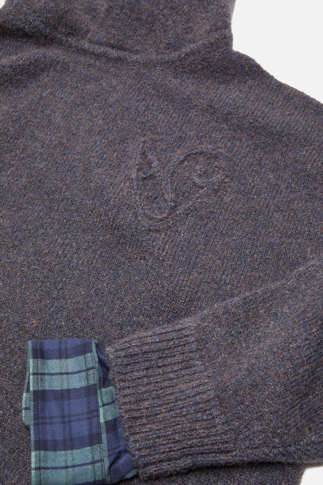 Layered Wool Hoodie