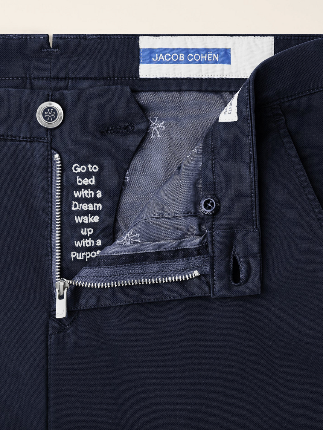 Bobby Slim Fit Trousers Navy