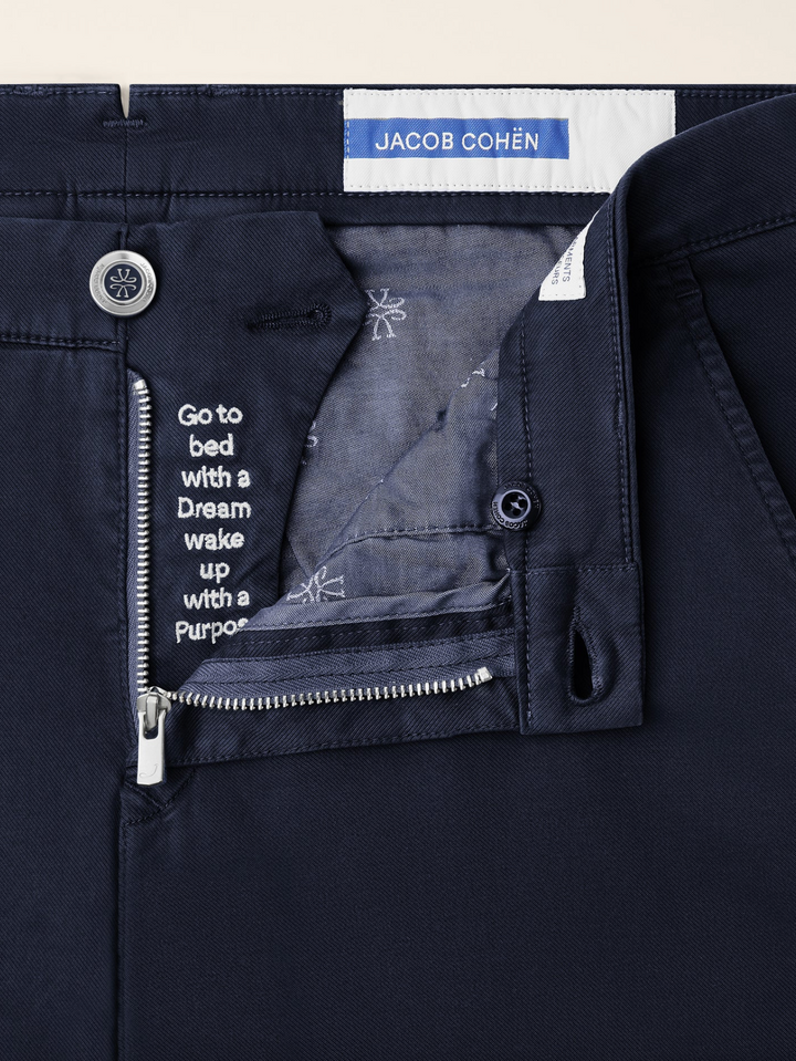 Bobby Slim Fit Trousers Navy