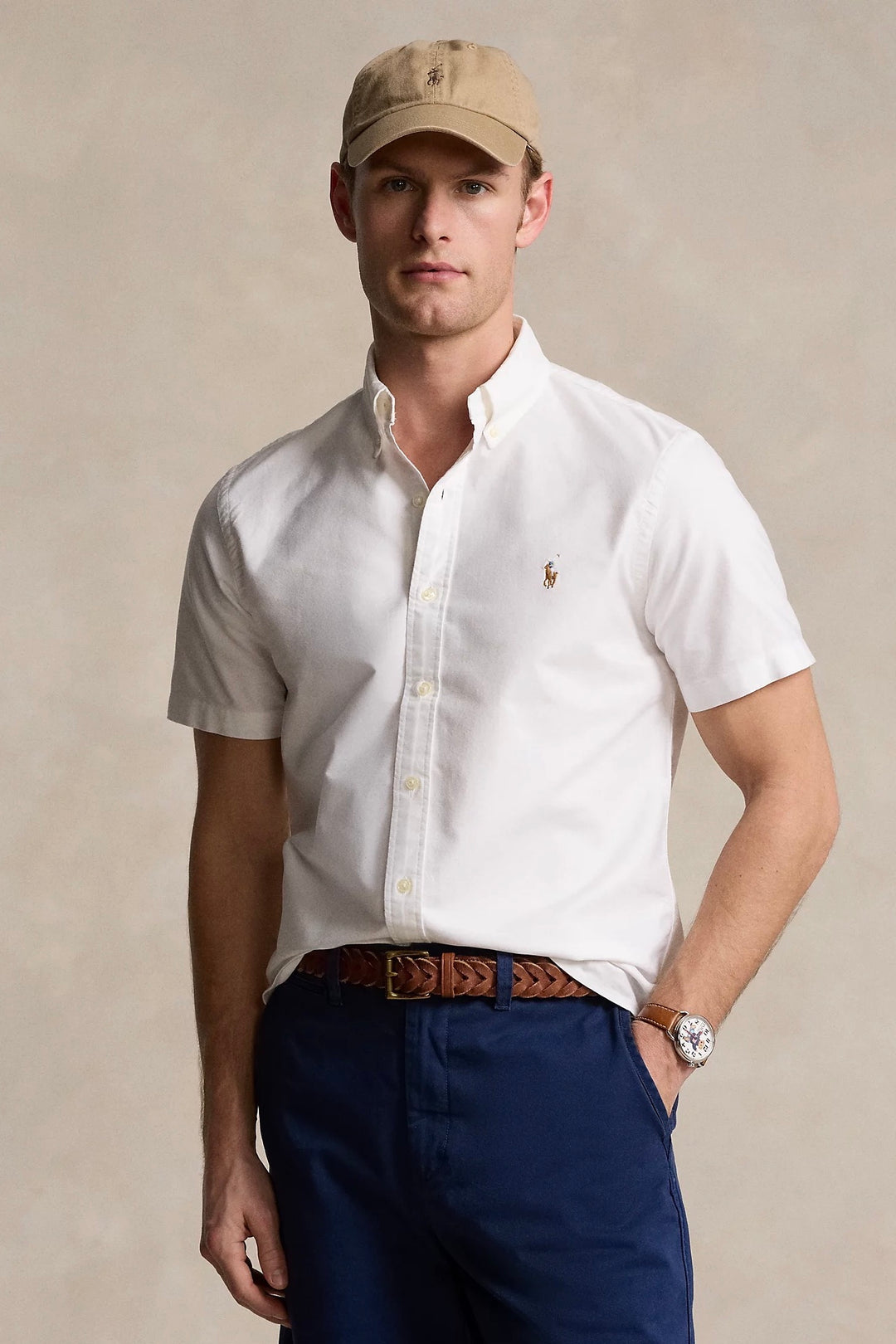 POLO RALPH LAUREN Custom Fit Oxford Shirt White - Dale